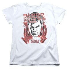 Dexter Blood Women's 18/1 Cotton Short-Sleeve T-Shirt