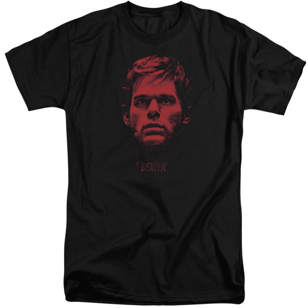 Dexter Bloody Face Men's 18/1 Tall Cotton Short-Sleeve T-Shirt