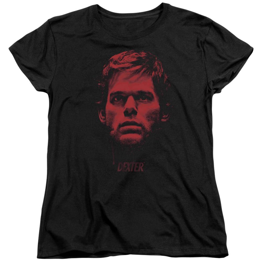 Dexter Bloody Face Women's 18/1 Cotton Short-Sleeve T-Shirt