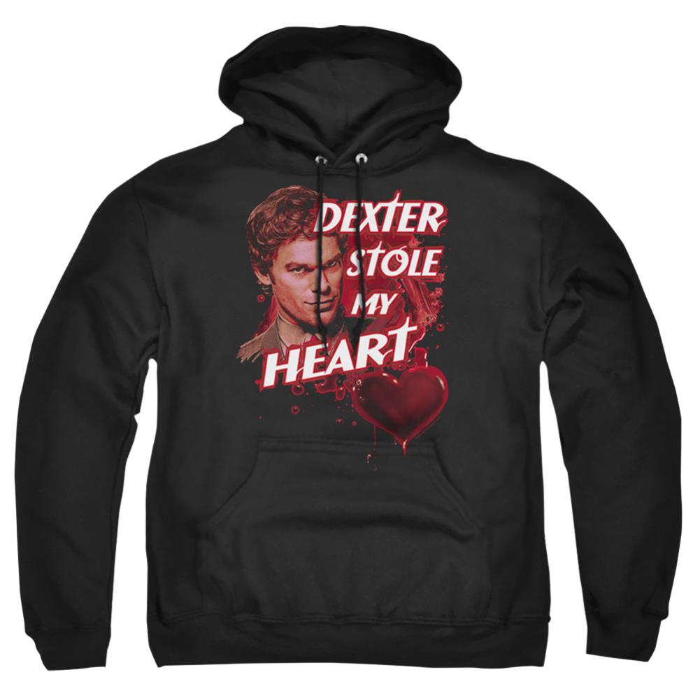 Dexter Bloody Heart Men's Pull-Over 75 25 Poly Hoodie