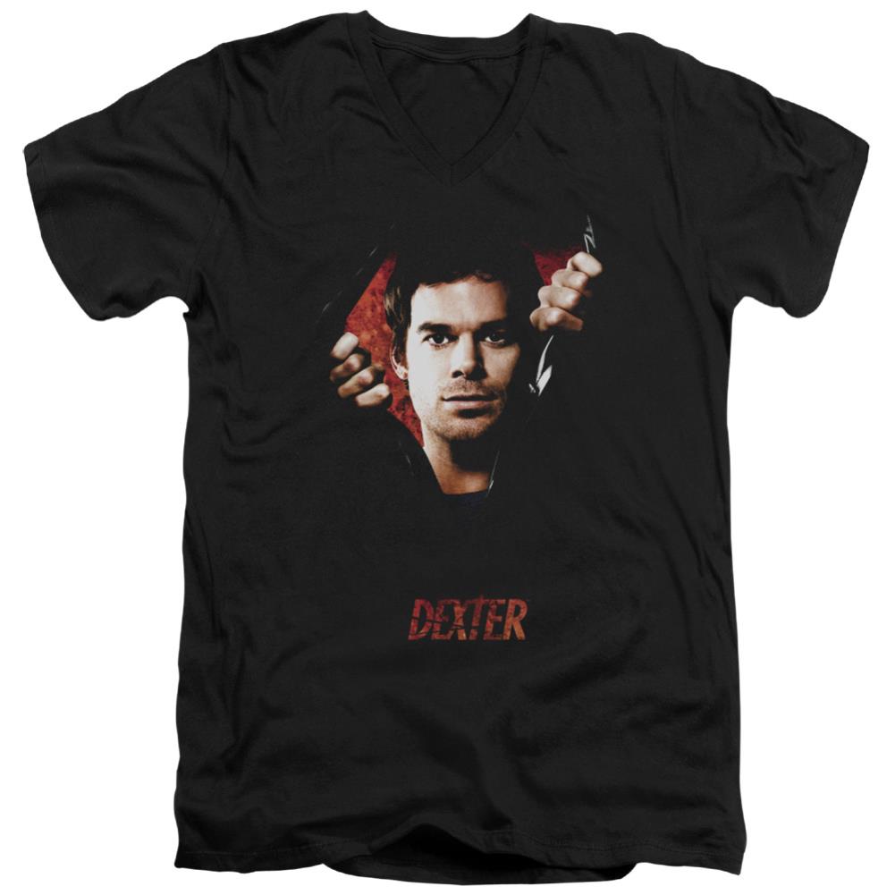 Dexter Body Bad Men's 30/1 Cotton Slim V-Neck T-Shirt