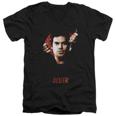Dexter Body Bad Men's 30/1 Cotton Slim V-Neck T-Shirt