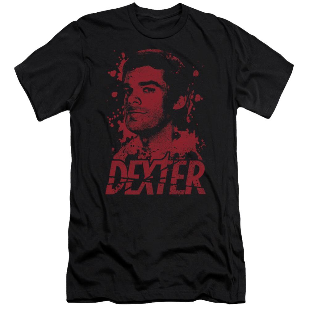 Dexter Born In Blood Men's Ultra-Soft 30/1 Cotton Slim Short-Sleeve T-Shirt