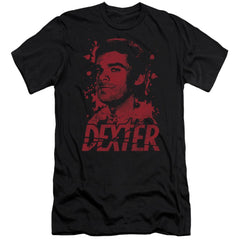Dexter Born In Blood Men's Ultra-Soft 30/1 Cotton Slim Short-Sleeve T-Shirt