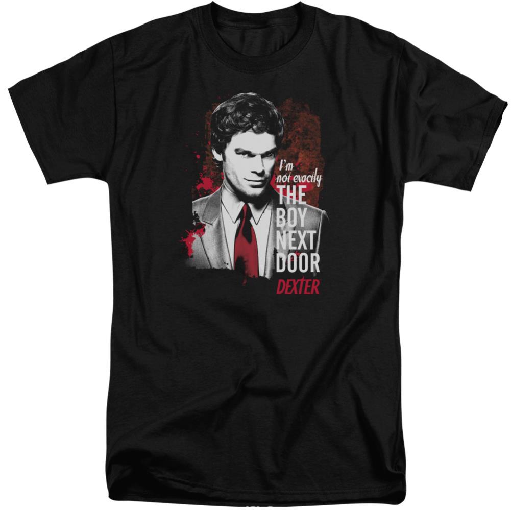 Dexter Boy Next Door Men's 18/1 Tall Cotton Short-Sleeve T-Shirt