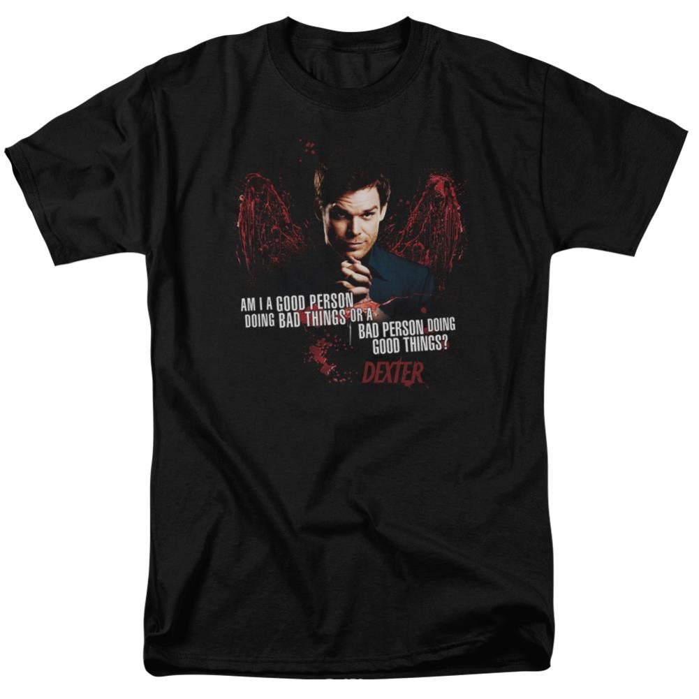 Dexter Good Bad Men's 18/1 Cotton Short-Sleeve T-Shirt