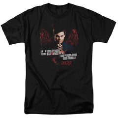 Dexter Good Bad Men's 18/1 Cotton Short-Sleeve T-Shirt