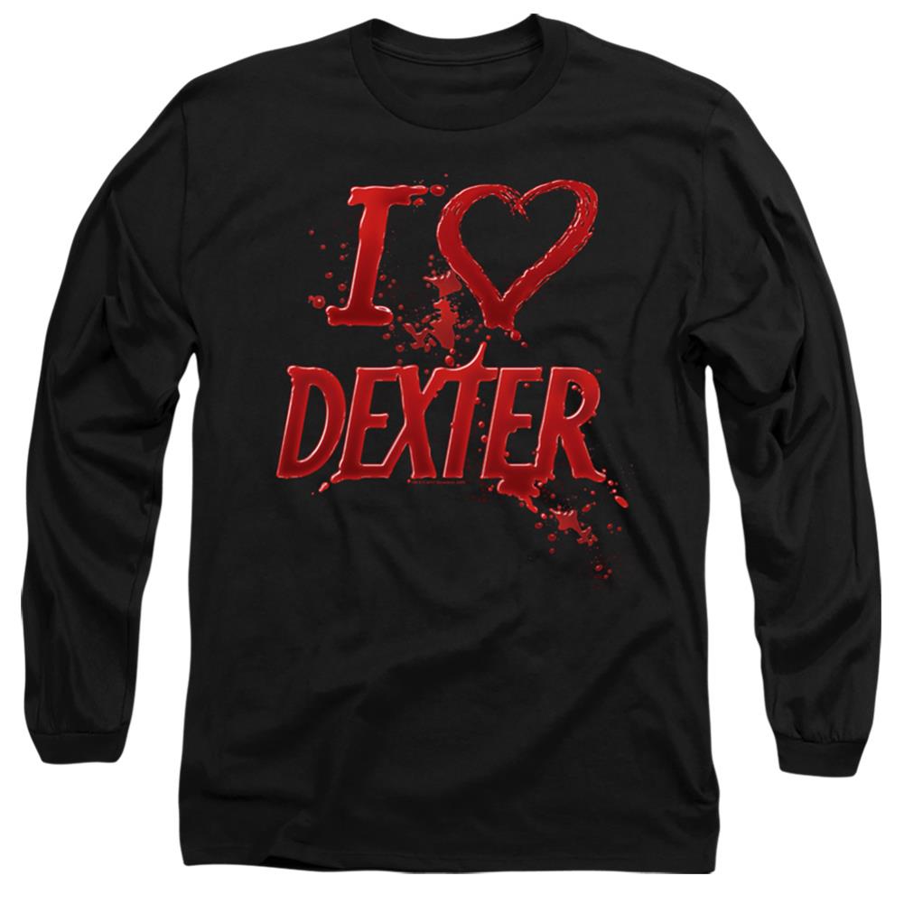 Dexter I Heart Dexter Men's 18/1 Cotton Long-Sleeve T-Shirt