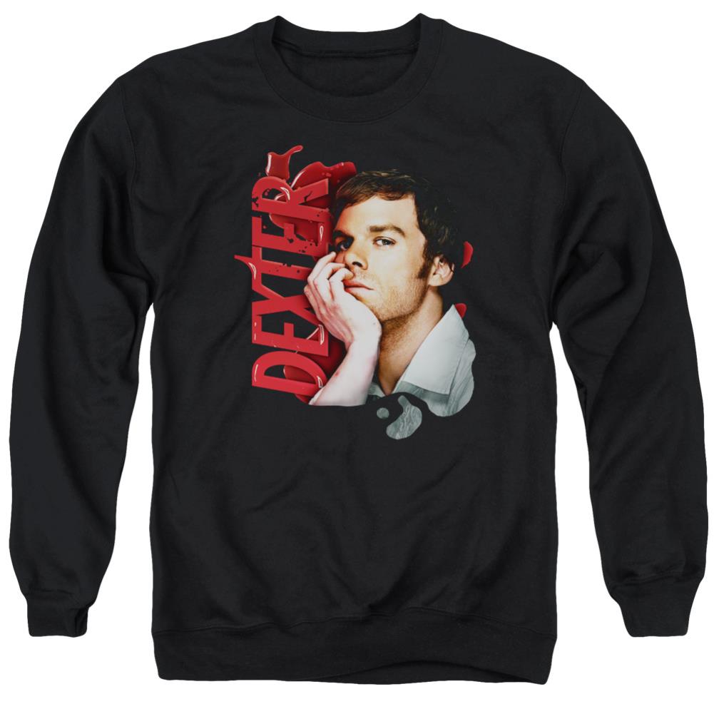 Dexter Layered Men's Crewneck 50 50 Poly Long-Sleeve T-Shirt