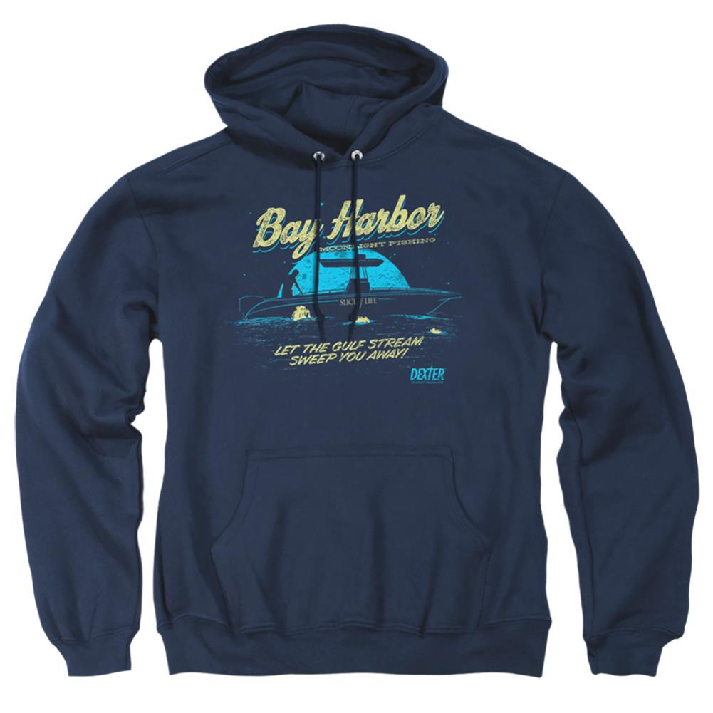Dexter Moonlight Fishing Men's Pull-Over 75 25 Poly Hoodie