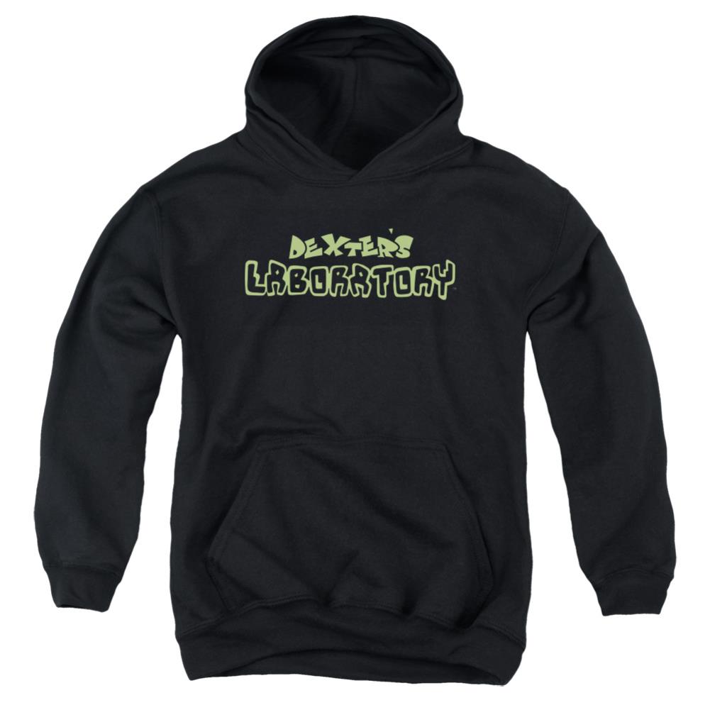 Dexter'S Laboratory Dexter'S Logo Youth Cotton Poly Pull-Over Hoodie