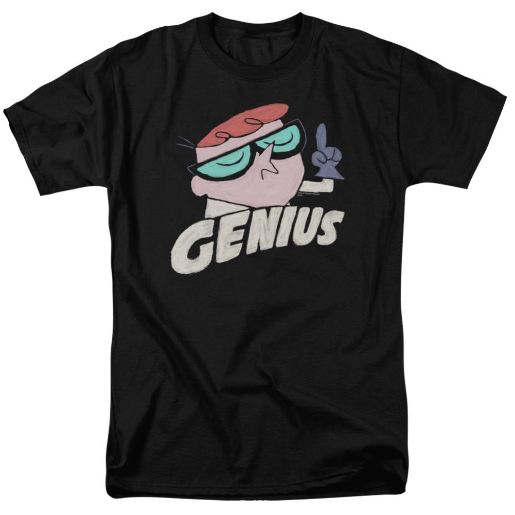 Dexter'S Laboratory Genius Men's 18/1 Cotton Short-Sleeve T-Shirt