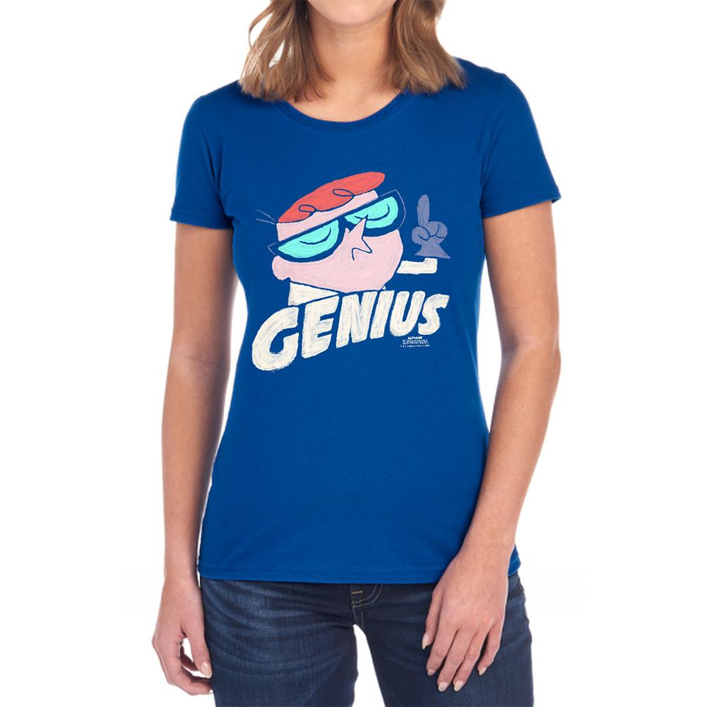 Dexter'S Laboratory Genius Women's 18/1 Cotton Short-Sleeve T-Shirt