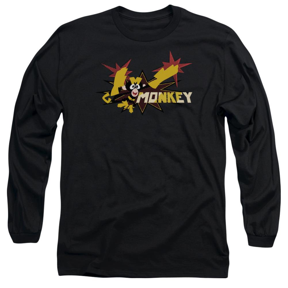 Dexter'S Laboratory Monkey Men's 18/1 Cotton Long-Sleeve T-Shirt