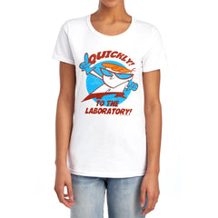 Dexter'S Laboratory Quickly Women's 18/1 Cotton Short-Sleeve T-Shirt