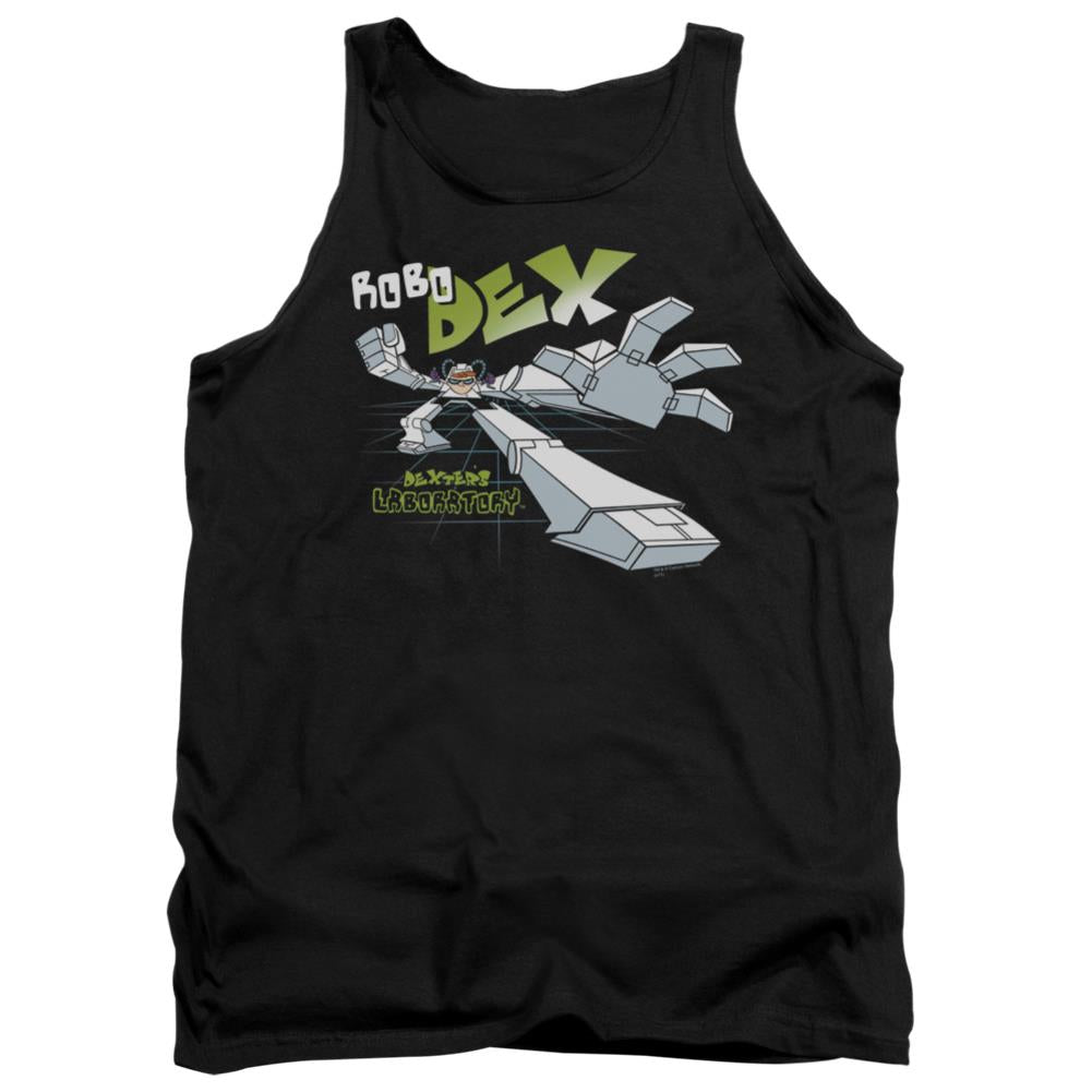 Dexter'S Laboratory Robo Dex Men's 18/1 Cotton Tank Top