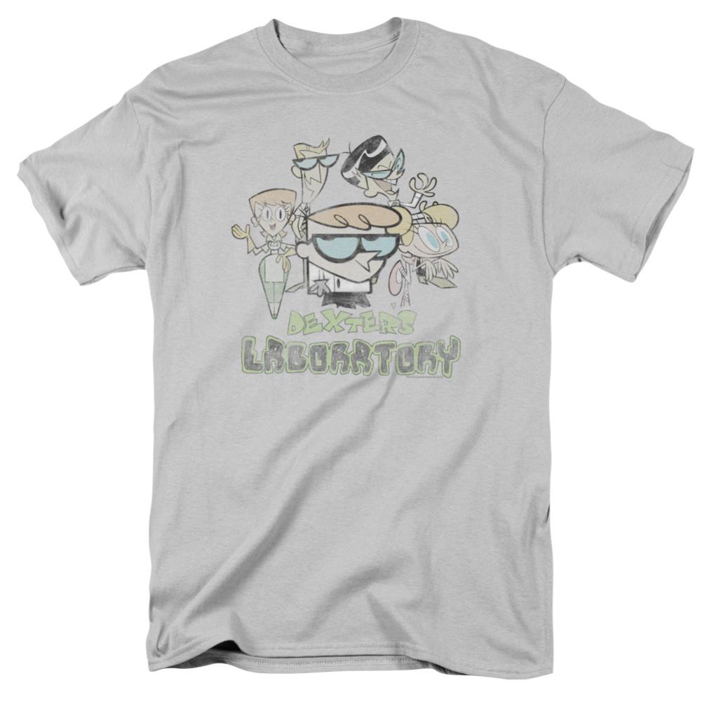 Dexter'S Laboratory Vintage Cast Men's 18/1 Cotton Short-Sleeve T-Shirt