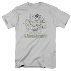 Dexter'S Laboratory Vintage Cast Men's 18/1 Cotton Short-Sleeve T-Shirt