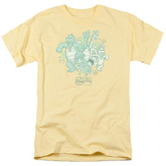 Dragon Tales Group Celebration Men's 18/1 Cotton Short-Sleeve T-Shirt