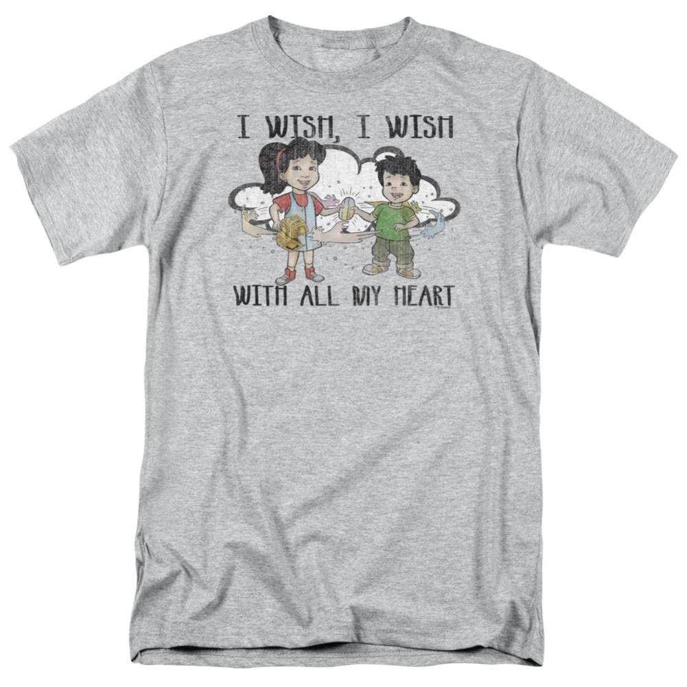 Dragon Tales I Wish With All My Heart Men's 18/1 Cotton Short-Sleeve T-Shirt