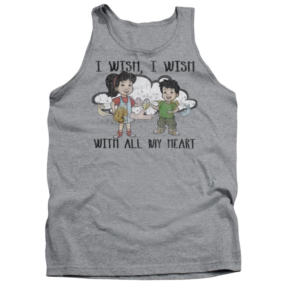 Dragon Tales I Wish With All My Heart Men's 18/1 Cotton Tank Top