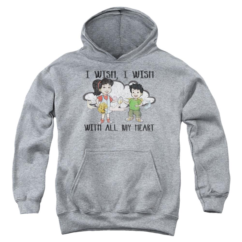 Dragon Tales I Wish With All My Heart Youth Cotton Poly Pull-Over Hoodie
