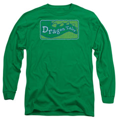 Dragon Tales Logo Distressed Men's 18/1 Cotton Long-Sleeve T-Shirt