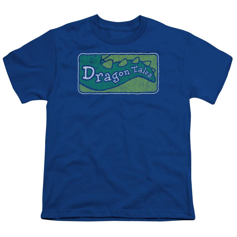 Dragon Tales Logo Distressed Youth 18/1 100% Cotton Short-Sleeve T-Shirt