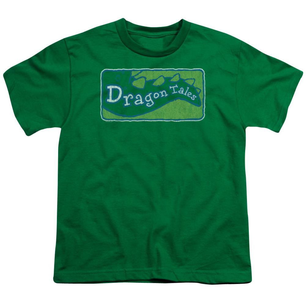 Dragon Tales Logo Distressed Youth 18/1 100% Cotton Short-Sleeve T-Shirt