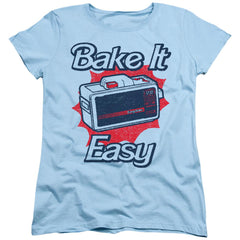 Easy Bake Oven Bake It Easy Women's 18/1 Cotton Short-Sleeve T-Shirt