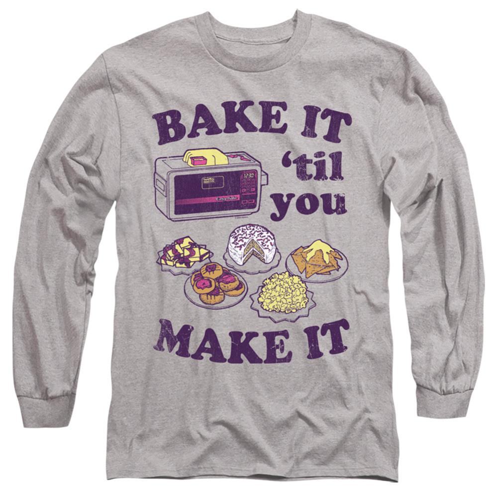 Easy Bake Oven Bake It Til You Make It Men's 18/1 Cotton Long-Sleeve T-Shirt