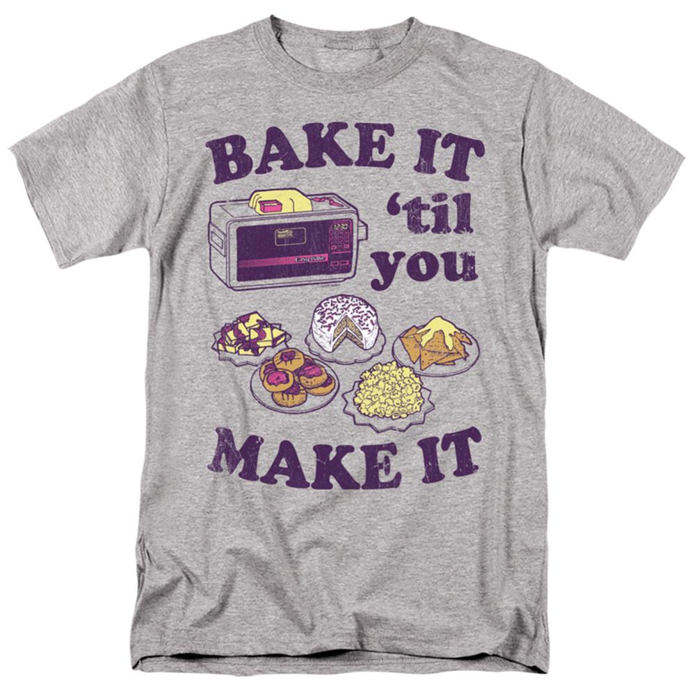Easy Bake Oven Bake It Til You Make It Men's 18/1 Cotton Short-Sleeve T-Shirt