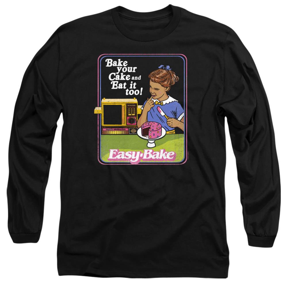 Easy Bake Oven Bake Your Cake Men's 18/1 Cotton Long-Sleeve T-Shirt