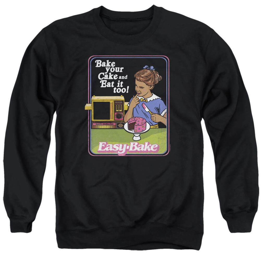 Easy Bake Oven Bake Your Cake Men's Crewneck 50 50 Poly Long-Sleeve T-Shirt