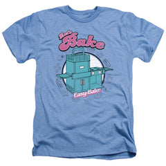 Easy Bake Oven Lets Bake Men's 30/1 Heather 60 40 Poly Short-Sleeve T-Shirt