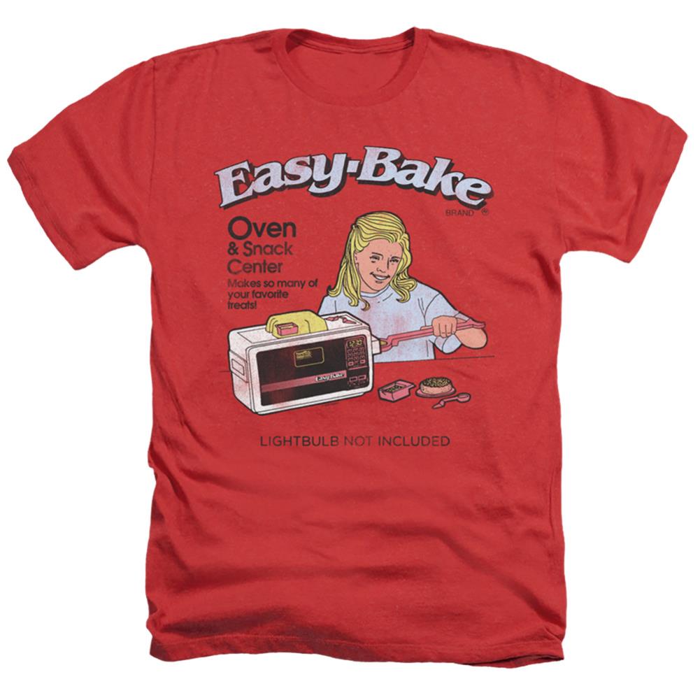 Easy Bake Oven Lightbulb Not Included Men's 30/1 Heather 60 40 Poly Short-Sleeve T-Shirt