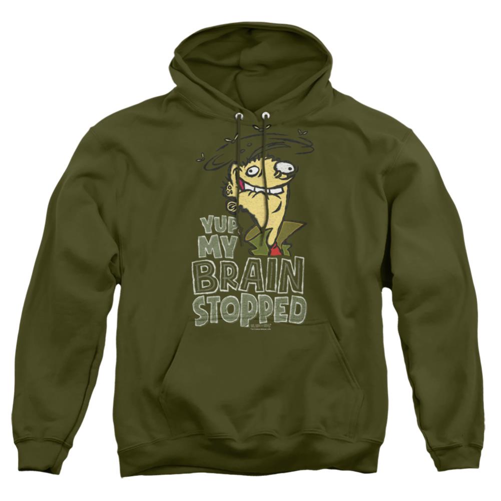 Ed Edd N Eddy Brain Dead Ed Men's Pull-Over 75 25 Poly Hoodie