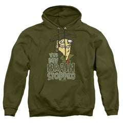 Ed Edd N Eddy Brain Dead Ed Men's Pull-Over 75 25 Poly Hoodie