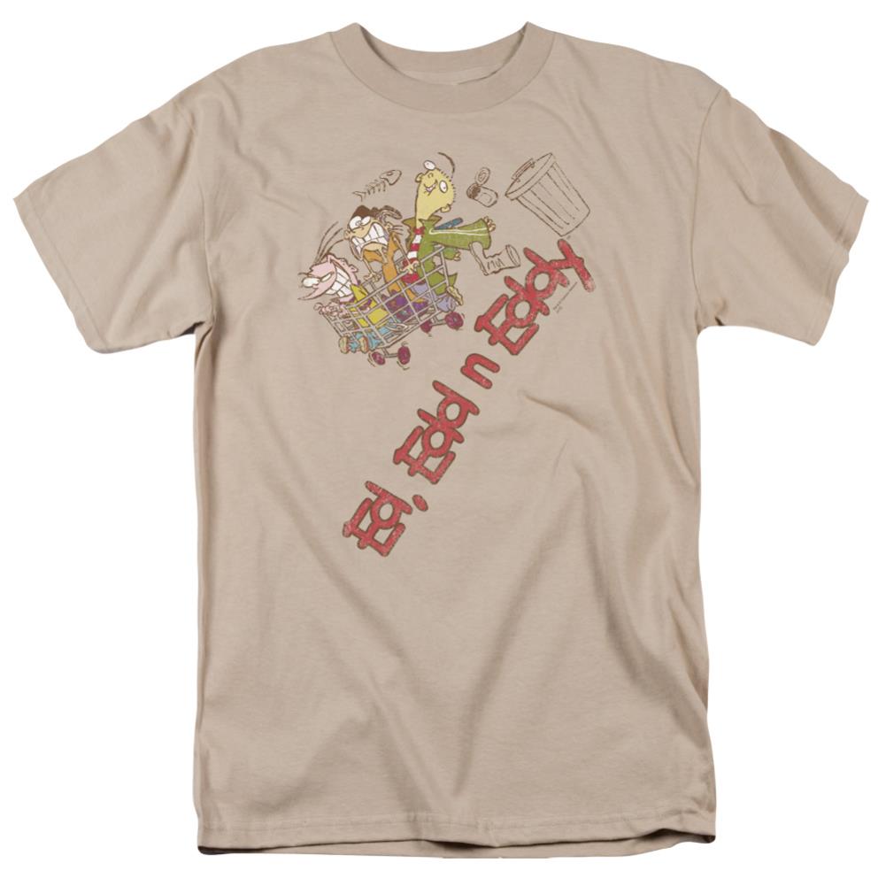 Ed Edd N Eddy Downhill Men's 18/1 Cotton Short-Sleeve T-Shirt