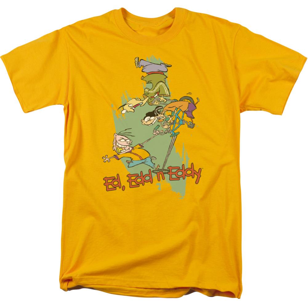 Ed Edd N Eddy Free Fall Men's 18/1 Cotton Short-Sleeve T-Shirt