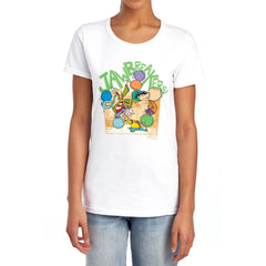 Ed Edd N Eddy Jawbreakers Women's 18/1 Cotton Short-Sleeve T-Shirt