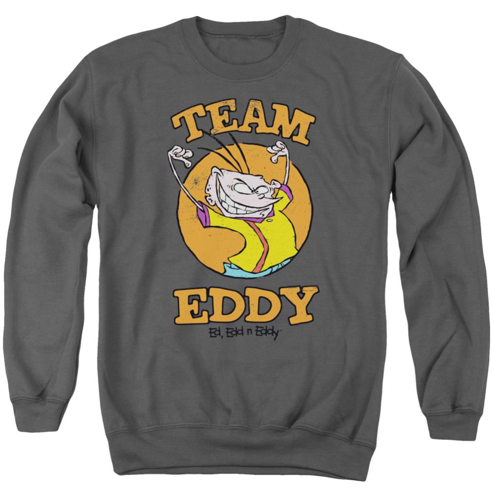Ed Edd N Eddy Team Eddy Men's Crewneck 50 50 Poly Long-Sleeve T-Shirt