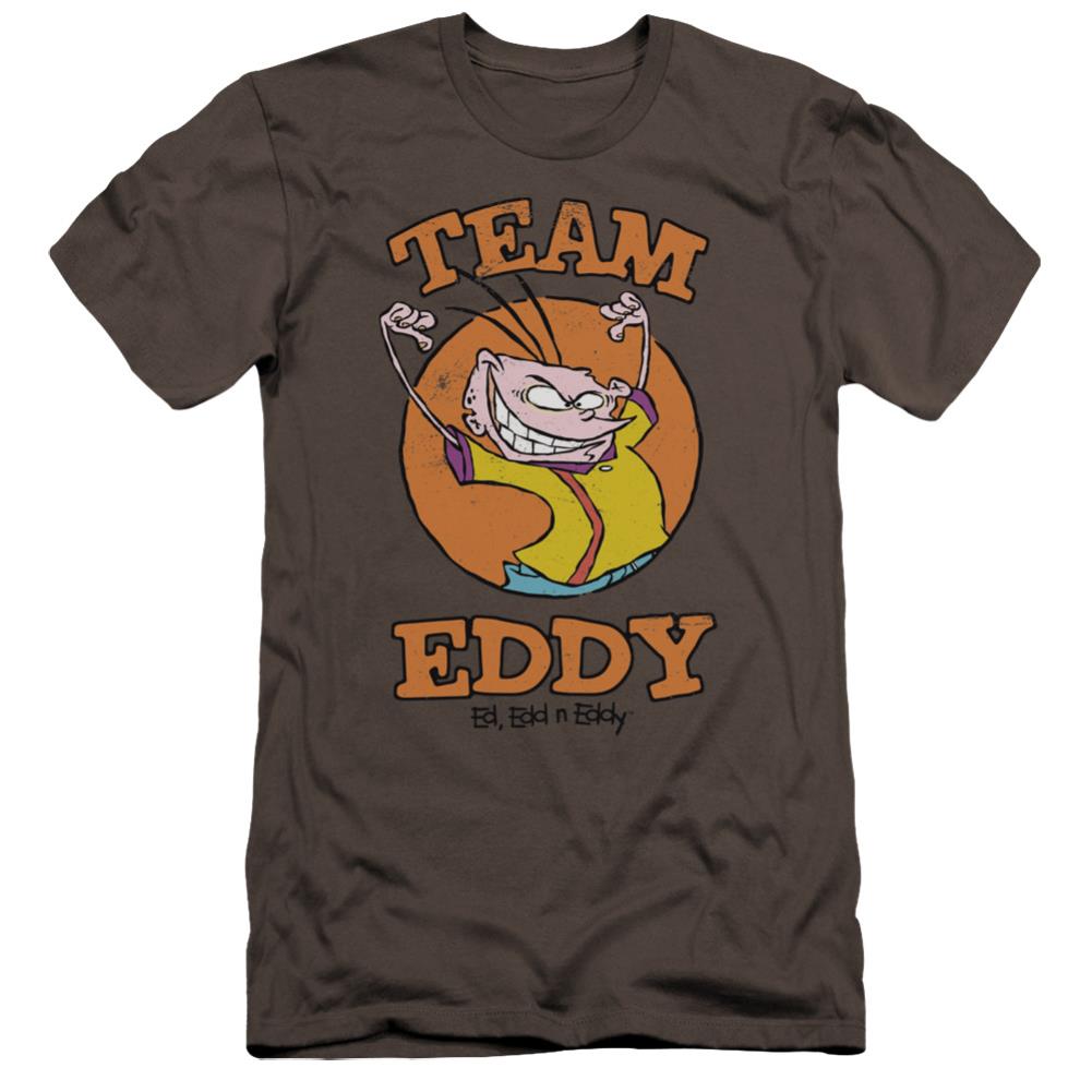 Ed Edd N Eddy Team Eddy Men's Ultra-Soft 30/1 Cotton Slim Short-Sleeve T-Shirt