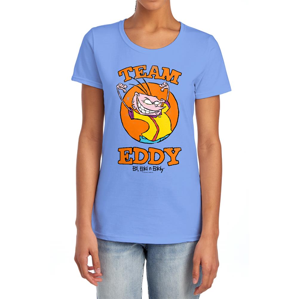 Ed Edd N Eddy Team Eddy Women's 18/1 Cotton Short-Sleeve T-Shirt