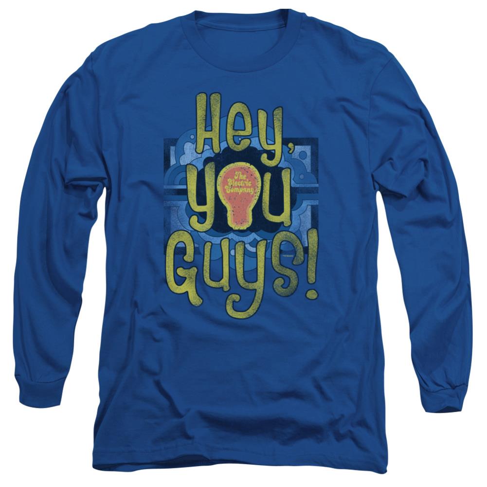 Electric Company Hey You Guys Men's 18/1 Cotton Long-Sleeve T-Shirt