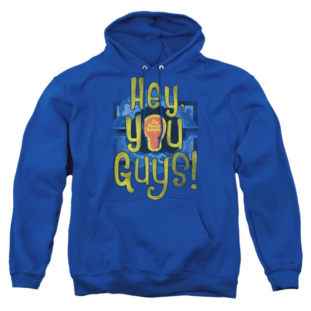 Electric Company Hey You Guys Men's Pull-Over 75 25 Poly Hoodie