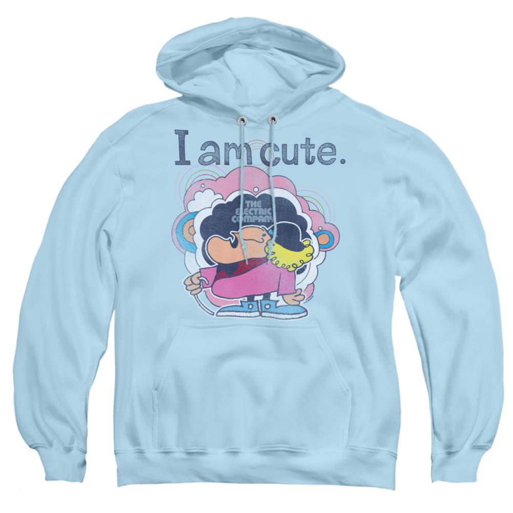 Electric Company I Am Cute Men's Pull-Over 75 25 Poly Hoodie