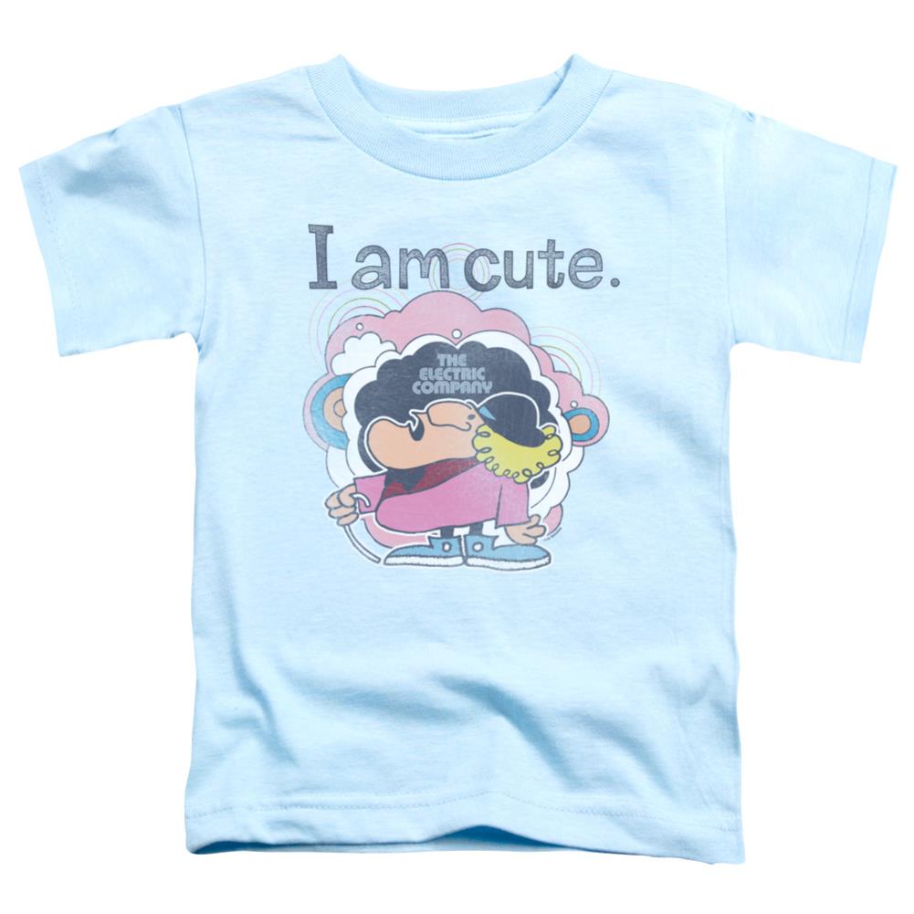 Electric Company I Am Cute Toddler 18/1 Cotton Short-Sleeve T-Shirt