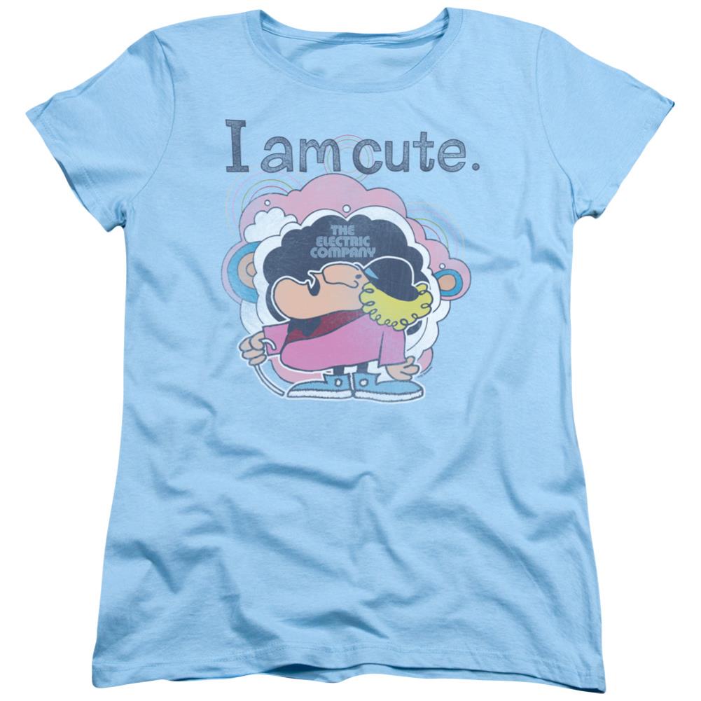 Electric Company I Am Cute Women's 18/1 Cotton Short-Sleeve T-Shirt