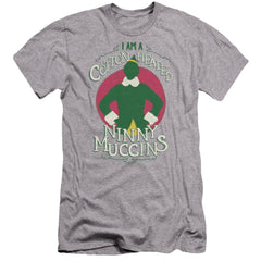 Elf Cotton Headed Men's Ultra-Soft 30/1 Cotton Slim Short-Sleeve T-Shirt